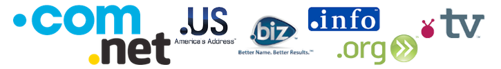 Register your business domain .com .net .org .info .us. biz .tv - Full-service Domain Registration & Transfer Domain Services